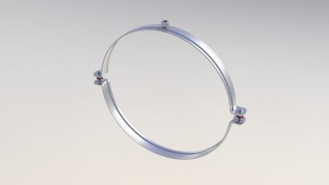 HAVALANDIRMA KELEPÇESİ LASTİKSİZ (SOMUNLU)