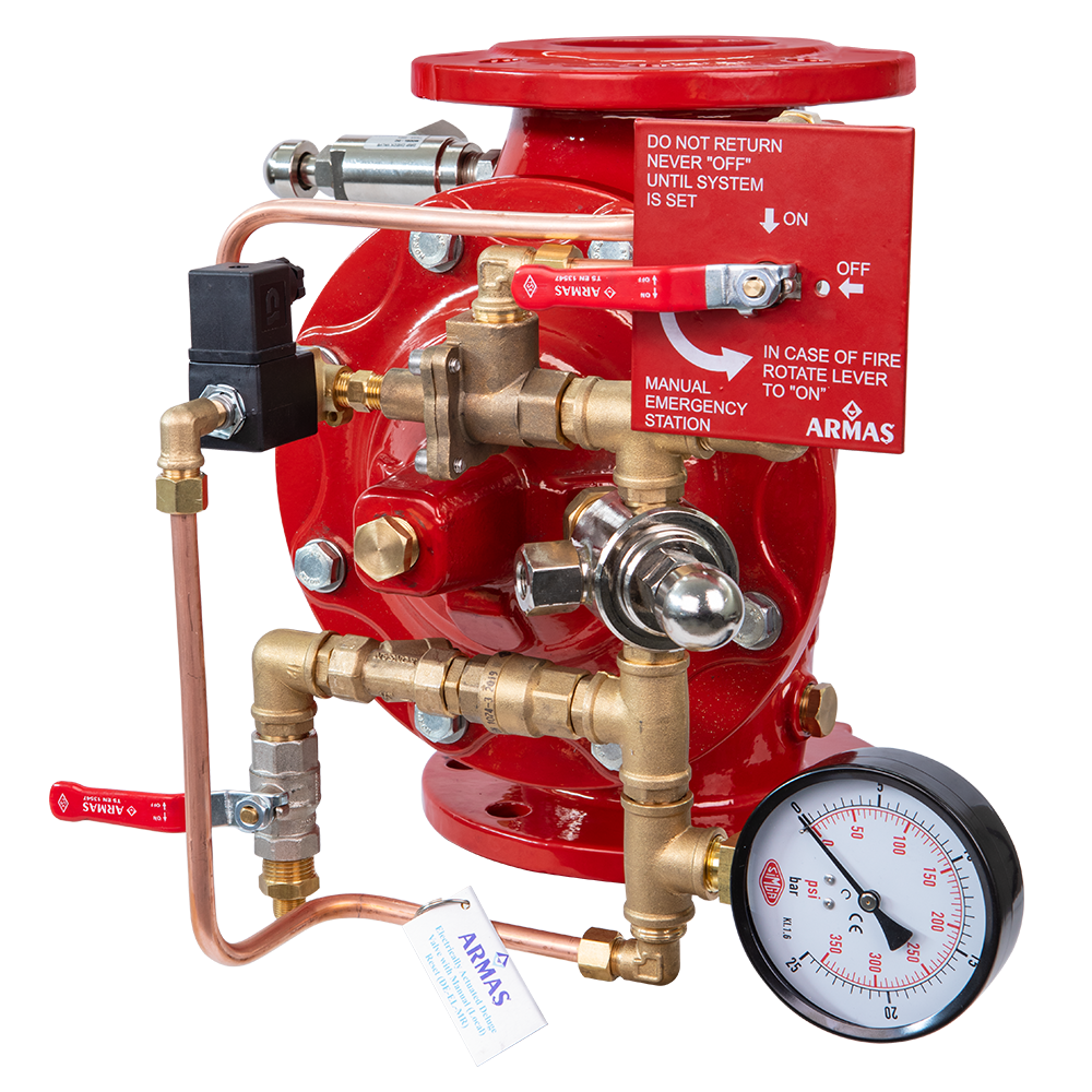 77DE-EL-MR  -Deluge Vana, Elektrik Aktivasyonlu, Manuel Reset